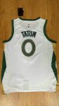 Maillot de Basket #0 Tatum Boston Celtics 23-24 city Blanc Brodé